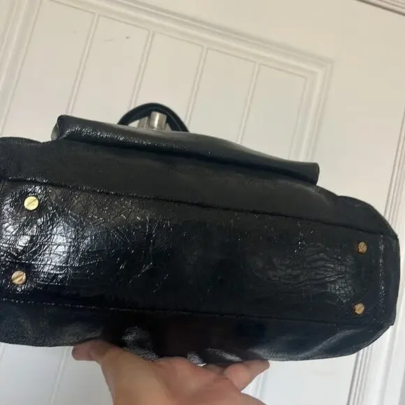 Vintage Tory Burch Metallic Leather Shimmer Bag - Picture 6 of 16